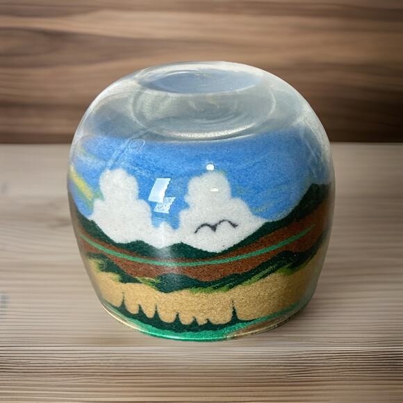 Unbranded Other - Vtg Southwest Sand Art Glass Paperweight